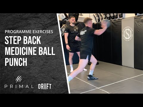 Step Back Medicine Ball Punch | Primal | Programme Exercises