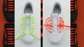 How To Tie Shoelaces - Stop Motion Tutorial Step by Step - Creative Ways to Fasten Tie Your Shoes