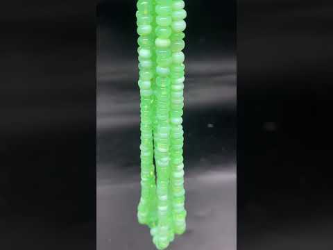 natural green opal round beads