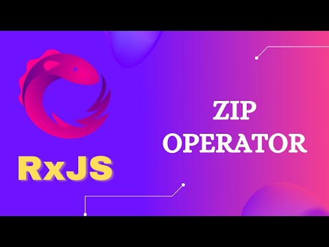 75. RxJS Zip Operator. Learn RxJS Join Creation Zip Operator - RxJS