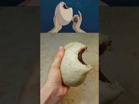 Steamed buns from spirited away by Studio Ghibli🫘🥛 #anime #food #studioghibli #spiritedaway