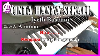 Download lagu CINTA HANYA SEKALI - Iyeth Bustami - Karaoke Dangdut  (Cover) Korg Pa300 mp3