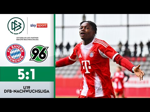 5:1-Sieg nach Auswärtsschlappe! | FC Bayern München - Hannover 96 | U19-DFB-Nachwuchsliga 2025/26