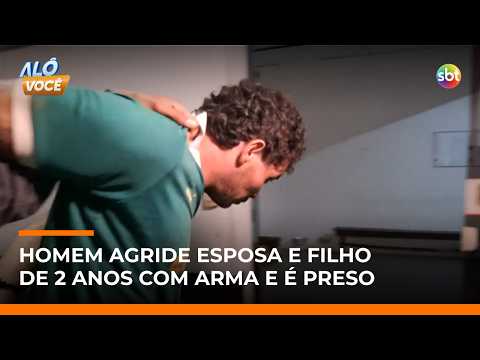 Homem é preso após tentar matar a esposa e agredir filho de 2 anos em Juquitiba