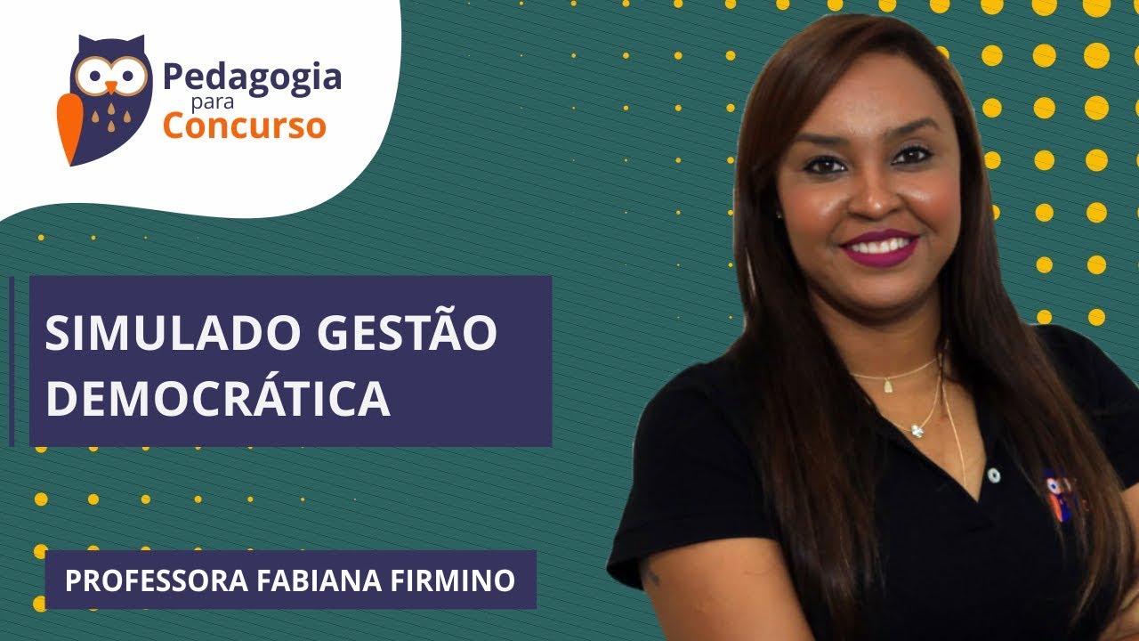 Simulado Gestão Democrática | Pedagogia pra Concurso