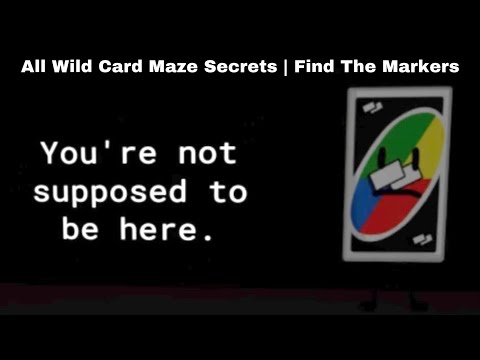All Wild Card Maze Secrets | Find The Markers