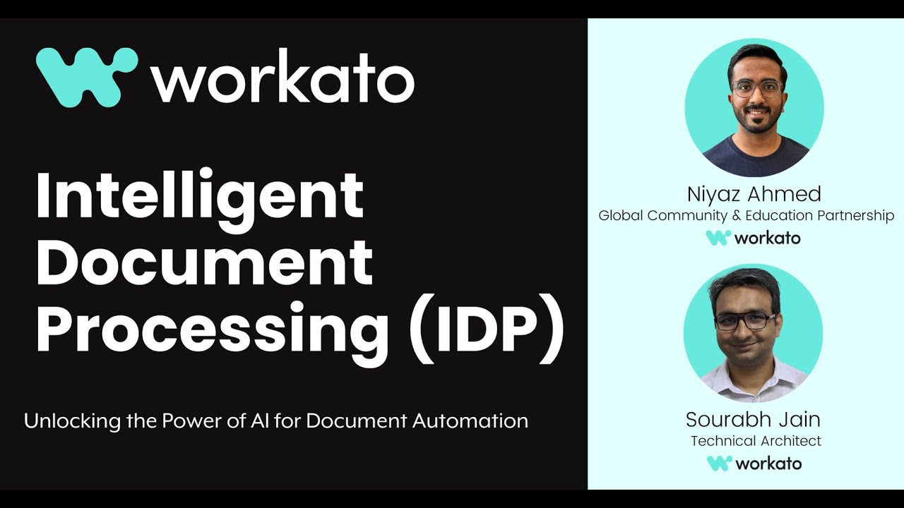 Workato IDP | Intelligent Document Processing