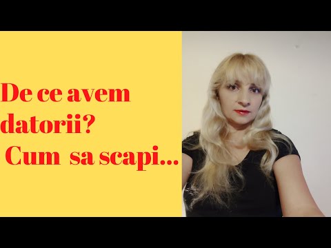 De ce avem datorii?Cum sa scapi...