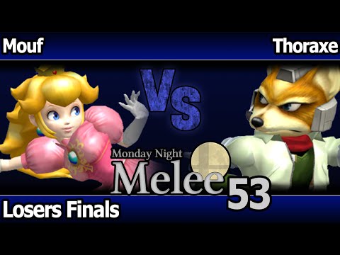 MNM 53 Melee - Mouf (Peach) vs Thoraxe (Fox) - Losers Finals