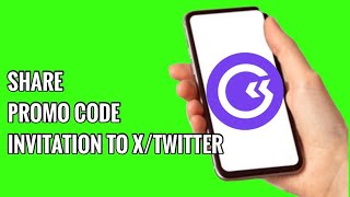 How to Share Promo Code Invitation to X/Twitter on GoMining