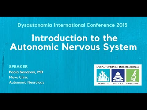 , title : 'Introduction to the Autonomic Nervous System, Presented by Dr. Paola Sandroni'
