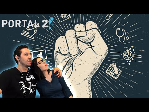 PORTAL 2 CO-OP Ending - IT WAS ALL IN THE NAME OF SCIENCE