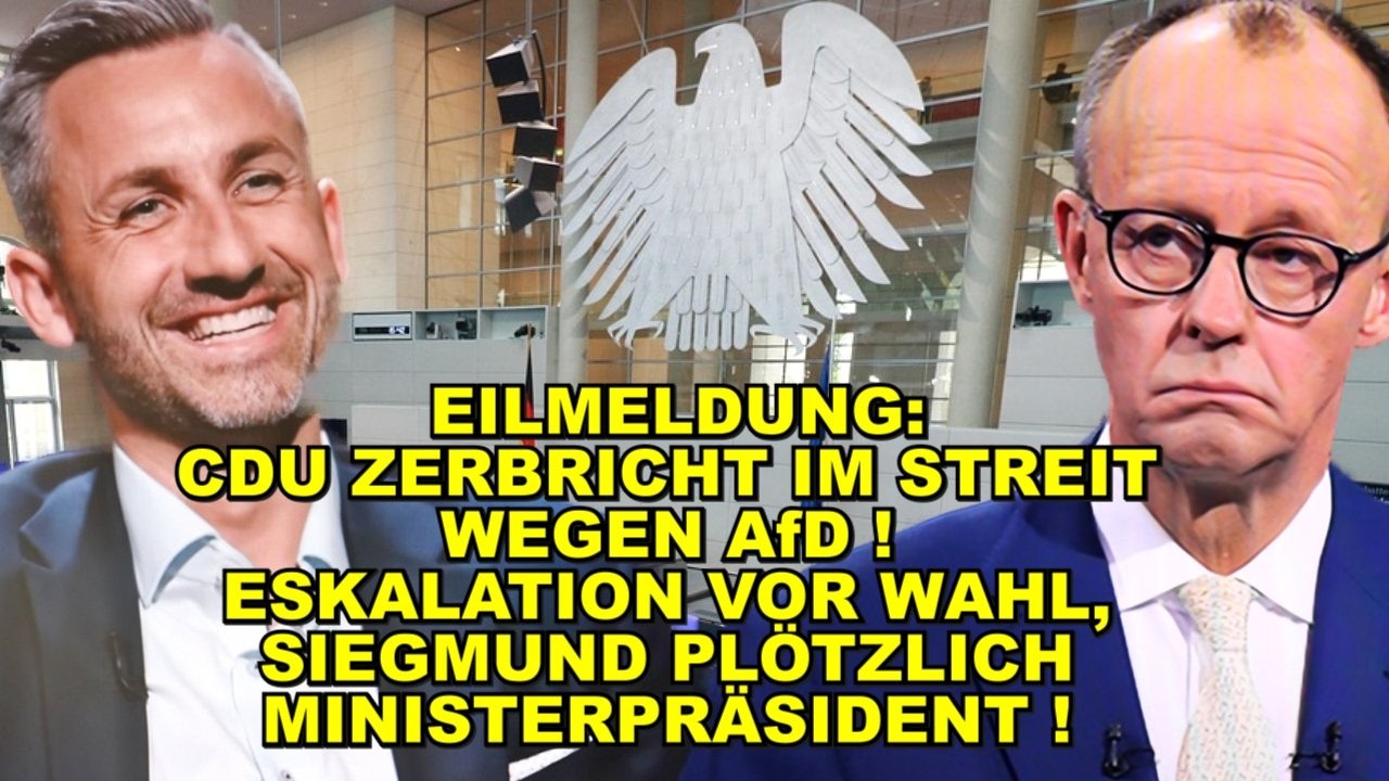 EIL: CDU ZERBRICHT! AfD holt MEHRHEIT!