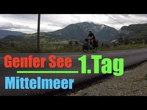 Radreise - Vom Genfer See ans Mittelmeer - 1.Tag - "Je ne parle pas francais"