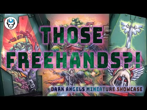 DARK ANGELS ARMY - LVL 4/5/6 MINIATURES SHOWCASE 4K