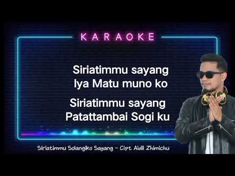 KARAOKE DJ BUGIS KEREN !!! SIRIATIMMU SOLANGIKO SAYANG - AIDIL ZHIMICHU