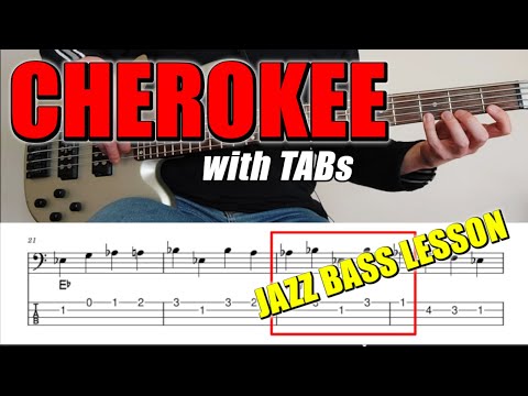 Walking Jazz Standards #30 - "Cherokee" | 🎵 How to Play FAST Walking Bass Lines 🎵