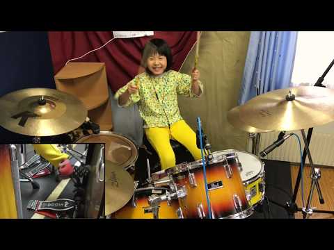 WATCH: 10 Year old Yoyoka Crush Drums On Rock Song Covers - 92.7 ROCK