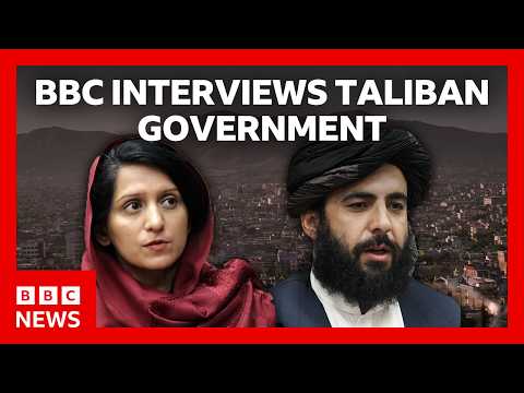 Taliban government speaks to BBC in sit-down interview | BBC News