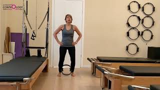 תרגול מצויין לייציבות ותיקון מנח שגוי של הברכיים עם חישוק פילאטיס