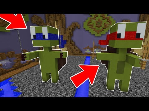 LE TARTARUGHE NINJA NELLE BUILD BATTLE MINECRAFT - ITA