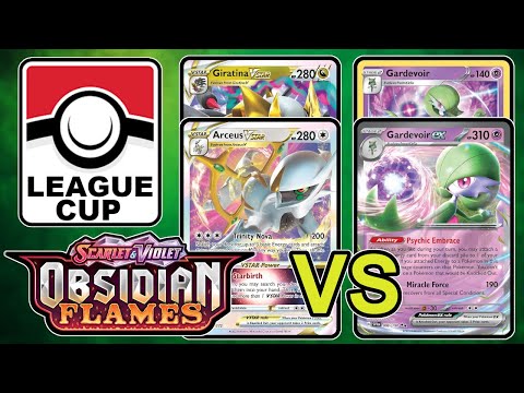 ROUND 1:  Arceus/Giratina vs Gardevoir ex - Obsidian Flames League CUP Pokemon TCG 2024