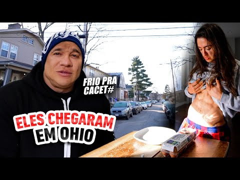 FABIO GIGA E JULIA CHEGARAM EM OHIO