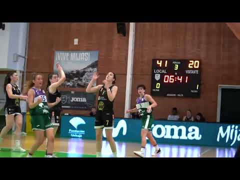 Resumen de la victoria del Unicaja Mijas frente al Mariscos Antón Cortegada (66-51)
