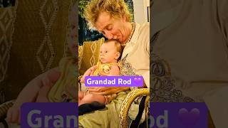 Rod Stewart LOVES being a grandad 💜💜 #rodstewart