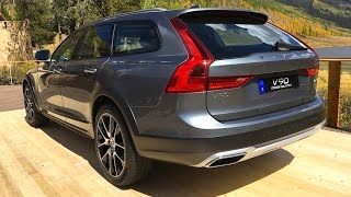 2017 Volvo V90 Cross Country WORLD PREMIERE FIRST TECH REVIEW