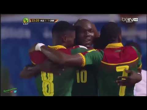 Cameroon 1-1 Algiera World Cup qualification Africa 2018 Benjamin Moukandjo goal 2016/10/10