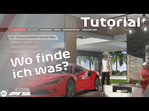 F1 22 Tutorial - Das Hauptmenü - Was gibt es eigentlich im Game?