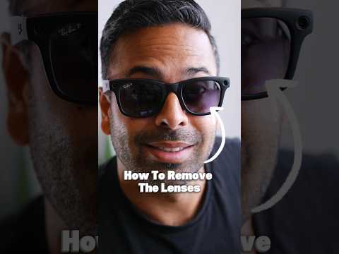 Ray-Ban Meta | How To Remove The Lenses #Shorts