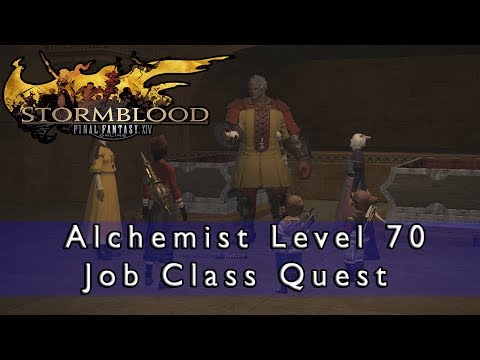 Final Fantasy 14 Stormblood - Alchemist Level 70 Job Quest