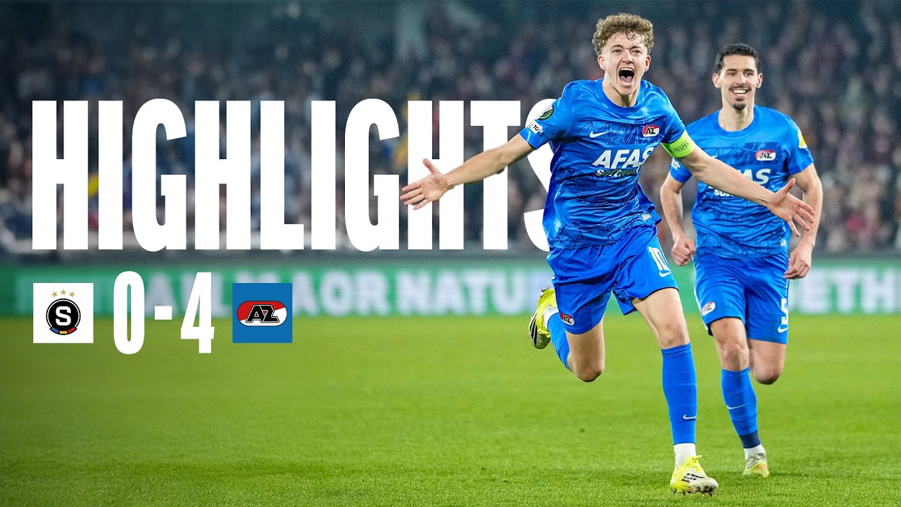AC Sparta Praha vs AZ Alkmaar Highlights