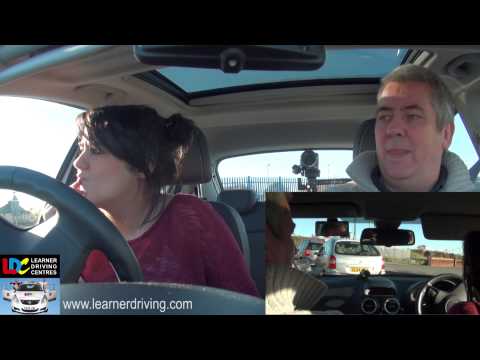 Claire's 11th driving lesson - 10 Traffic lights and pedestrian crossings plus part of 7 and 8