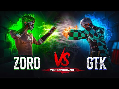TGR GTK111 Vs ZORO FF | 1vs1 Most Demanded & Awaited Match 🍷🗿