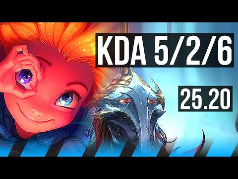 ZOE vs VIKTOR (MID) | 1400+ games, 5/2/6 | KR Grandmaster | 25.20