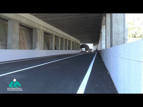 Consegnati i lavori della Galleria paramassi nel centro storico di Rossano