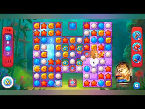 Fishdom 2022, no Boosters,  2461  level  -  прохождение без бустеров,  2461  уровень.