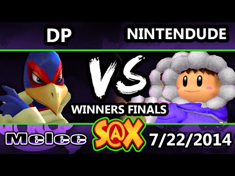 S@X Weekly - DP (Falco) Vs. Apex | Nintendude (Ice Climbers - SSBM Winners Finals - Melee