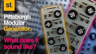 Video thumbnail for Pittsburgh Modular Generator - What does it sound like? by Studio Toolz