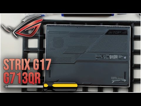 Asus ROG Strix G17 G713QR von Innen - RAM, SSD, Akku, Lüfter wechseln