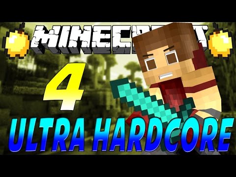 Minecraft| Ultra Hardcore "Nether Traps + CREEPERR!" Episode 4 Season 1