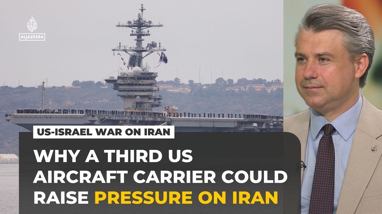 Third US aircraft carrier gives Washington more options on Iran, analyst says