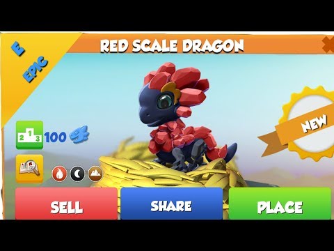 Red Scale Dragon Hatching! - Dragon Mania Legends | Part 1260 HD