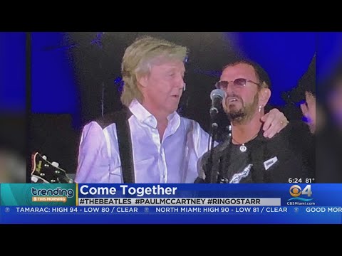 Trending: Paul McCartney, Ringo Starr Reunite On Stage