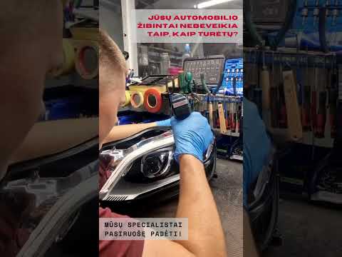 BMW X3 lights