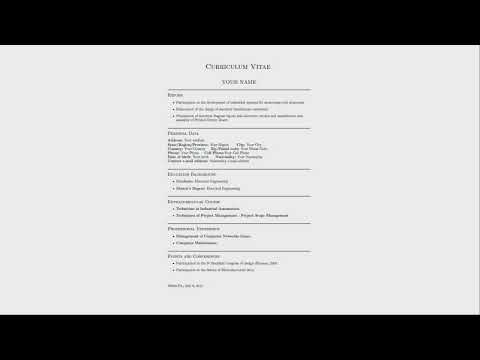 Aprenda a Criar o Currículo Perfeito e Conquiste Sua Entrevista de Emprego!