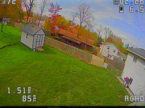 Mobula 7 first flight freestyle 2S BAD AUDIO RAW